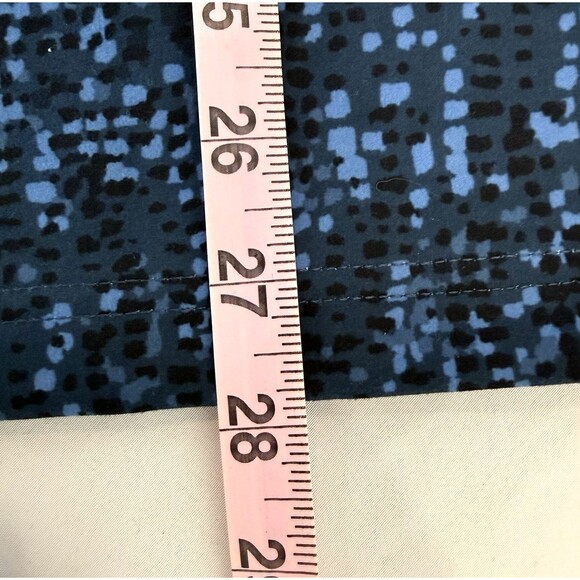 01. Algo Mens Large Pullover Hoodie Blue Digital Camo Performance Athleisure EUC - Picture 10 of 11